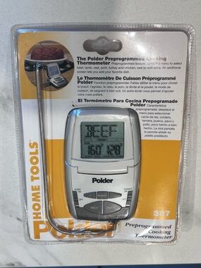 Polder Preprogrammed Cooking Thermometer